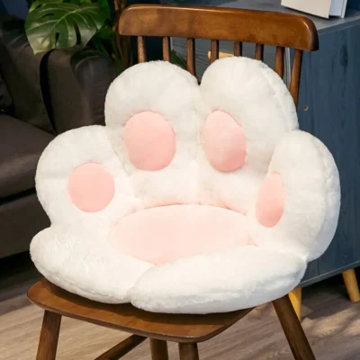 70*60cm Kawaii Cat Paw Plush Toys Cute Soft Stuffed Floor Cushion Chair Sofa Butt Pad for Home Room Decoration Office Nap Dolls 5
