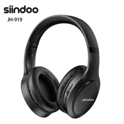 Siindoo JH919 Wireless Bluetooth Headphones Foldable Stereo Earphones Super Bass Noise Reduction Mic For Laptop PC TV 1