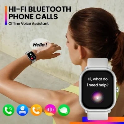 New Zeblaze GTS 3 Pro Voice Calling Smart Watch Ultra-big HD AMOLED Screen Health and Fitness Tracking Smartwatch for Men Women 5