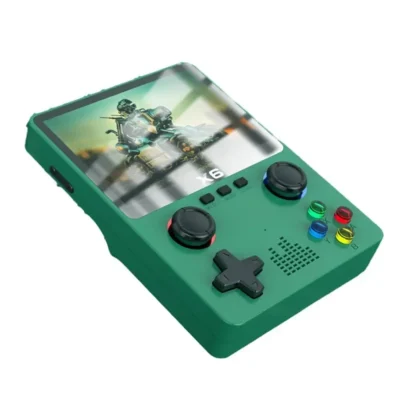 2023 New X6 3.5Inch IPS Screen Handheld Game Player Dual Joystick 11 Simulators GBA Video Game Console for Kids Gifts 4