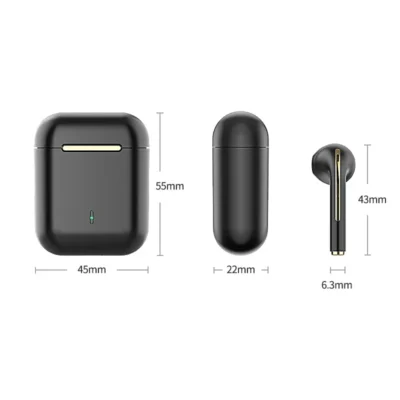 Xiaomi J18 Bluetooth Earphones Wireless HD Call Earbuds Business Headset Sport Headphone Compatibility Android iOS Smartphone 6