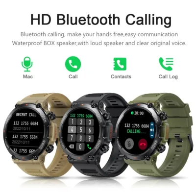 MELANDA 1.39 Inch HD Bluetooth Call Smart Watch Men Sports Fitness Tracker Heart Monitor 400mAh Smartwatch For Android IOS K56 2