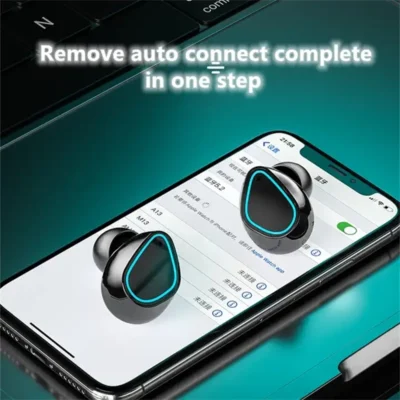 2024 NEW TWS Wireless Bluetooth Noise Reduction Earphone 9D HIFI Stereo Music Sports Headphones Waterproof Headset with MIC 6