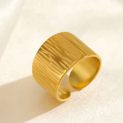 316L Stainless Steel Rings for Women Gold Color Rings Women's Ring Female Male Luxury Quality Jewelry Accessories Free Shipping 4