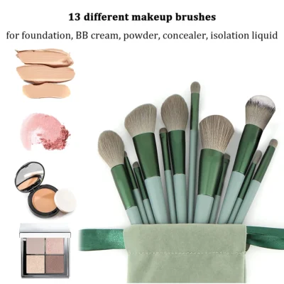Makeup Brush 13pcs Brushes Set Cosmetic Makeup Sponge Makeup Brush Cleaning Box Beauty Tool Eyeshadow Blush Professional Brushes 2