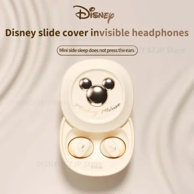 Disney Mickey Sliding Cover Wireless Bluetooth Earphones D68 HIFI Stereo Sound HD Call Headsets Long Endurance Noise Reduction 2