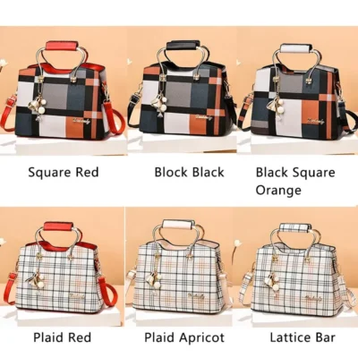Fashion Handbag Crossbody Bags for Women Faux Leather Bag Adjustable Strap Top Handle Bag Large Capacity Shoulder Bags Totes 6