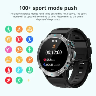 COLMI M42 Smartwatch 1.43'' AMOLED Display 100 Sports Modes Voice Calling Smart Watch Men Women Military Grade Toughness Watch 6