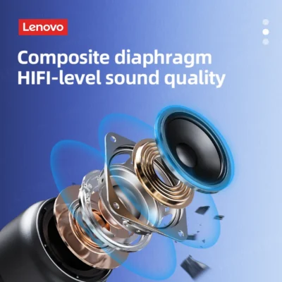 100% Original Lenovo K30 Portable Hifi Bluetooth Wireless Speaker Waterproof USB Outdoor Loudspeaker Music Surround Bass Box Mic 5