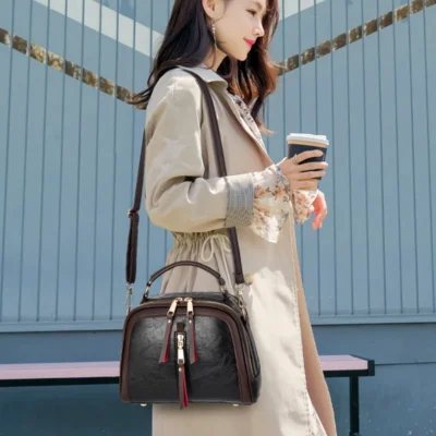 Luxury Alligator Pattern Women's Handbag Fashion Designer Shoulder Messenger Bag Ladies pu Leather Shell Bag Bolsas Feminina 6