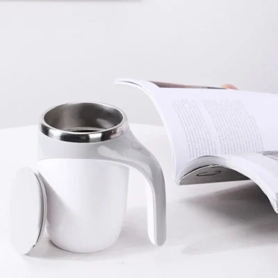 Automatic Stirring Cup Mug Rechargeable Portable Coffee Electric Stirring Stainless Steel Rotating Magnetic Home Drinking Tools 4