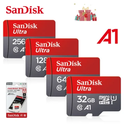 Sandisk Ultra Micro tf SD 128GB 32GB 64GB 256GB Micro tf SD Card SD/TF Flash Card Memory Card 32 64 128 gb miniSD for Phone 1