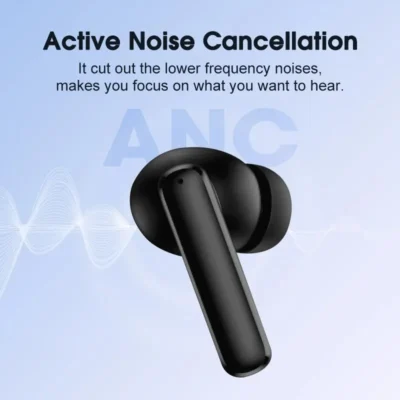 QCY T13 ANC Earphone Bluetooth 5.3 Active Noise Cancellation -28dB Wireless Headphone Fast Charge Earbuds 0.068' Low Latency 2