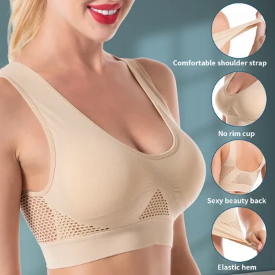 Bra Sports Bra seamless plus size sexy push up bralette Women's Bra Without Frame bones top Female Pitted Wireless bra Tube Top 1