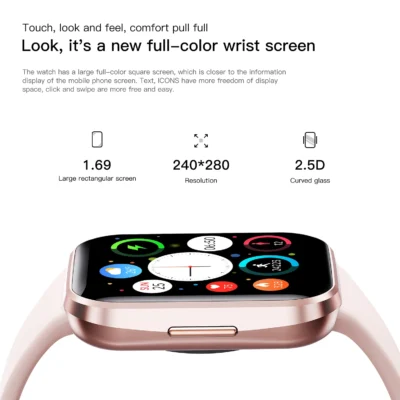 2023 Luxury Smart Watch Men Fitness Monitor Waterproof Sport Smartband Wrist Smartwatch for Women Xiaomi Huawei PK Amazfit GTR 4 3