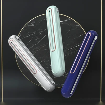 Magnetic Refillable Plastic Wrap Dispenser With Cutter, Tin Aluminum Foil Dispenser Cutter, Film Wrap Dispenser Kitchen Tool 3