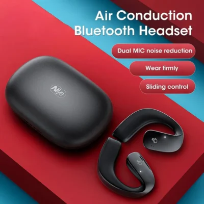 Niye Air Conduction Bluetooth 5.3 Earphones Open Ear Clip Wireless Headphone with Mic Sports Headsets for Android IPhone Samsung 2