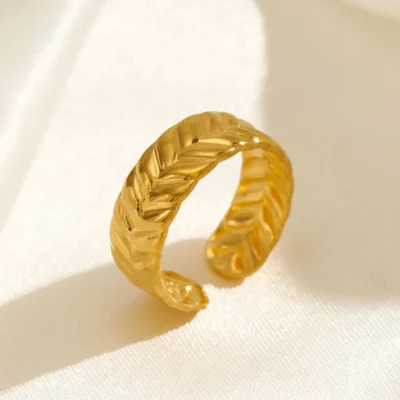 316L Stainless Steel Rings for Women Gold Color Rings Women's Ring Female Male Luxury Quality Jewelry Accessories Free Shipping 5