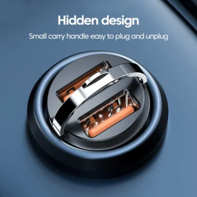 Olaf Pull Ring 200W USB C Car Charger Fast Charging QC3.0 Type C PD Quick Phone Charger In Car For iPhone Xiaomi Samsung Huawei 4