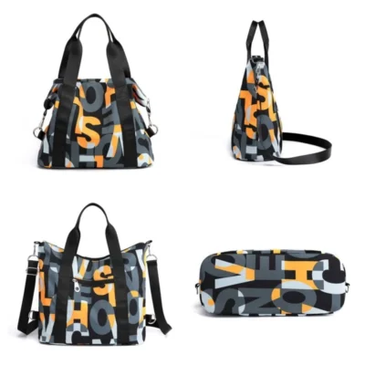 Women's Top-handle Bag Messenger Bags Waterproof Nylon Shoulder Totes High Quality Large Handbag Female Travel Crossbody Bags 2
