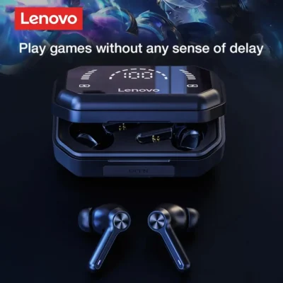 Lenovo LP3 Pro Earphones TWS Bluetooth 5.0 Wireless HIFI Music Headset Display 1200mAh Battery Headphones Gaming Earbuds 4