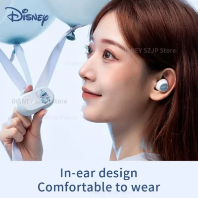 Disney Lilo & Stitch Angel D29 Wireless Bluetooth 5.3 Earphones HiFi Stereo HD Call Headset Smart Touch Headphone Long Endurance 3