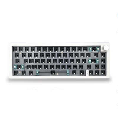 Hot Swappable Mechanical Keyboard Gasket Bluetooth 2.4G RGB Backlit Gasket Structure Keyboard 3 Mode Customized Keyboard 3