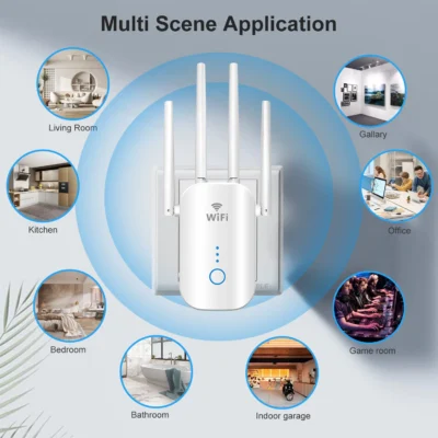 1200Mbps Dual Band 2.4G&5GHz WiFi Extender 802.11AC WiFi Repeater Powerful Wireless Router/AP AC1200 Wlan Wi Fi Range Amplifier 6