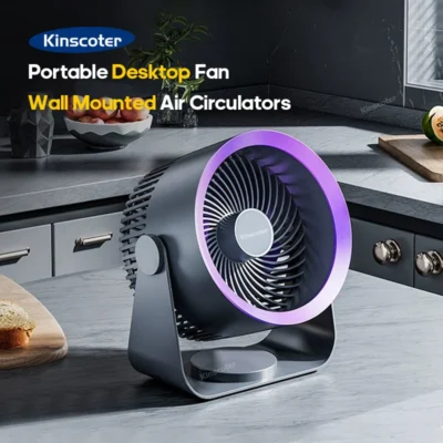KINSCOTER Multifunctional Electric Fan Circulator Wireless Portable Home Quiet Ventilator Desktop Wall Ceiling Fan Air Cooler 1