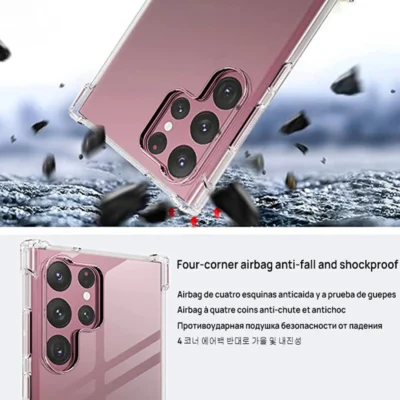Luxury Shockproof Silicone Clear Phone Case For Xiaomi Poco X3 Pro X4 NFC X5 F3 F4 GT M5 M4 Pro 4G 5G Protection Case Back Cover 5