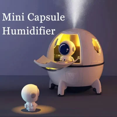 Portable Humidifier Desktop USB Astronaut Space Air Humidifier Diffuser 220ML With Colorful Led Light Christmas Gift 5