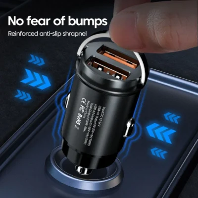 Olaf Pull Ring 200W USB C Car Charger Fast Charging QC3.0 Type C PD Quick Phone Charger In Car For iPhone Xiaomi Samsung Huawei 5