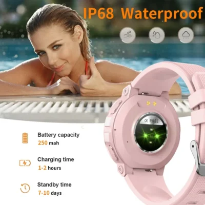 MELANDA Sport Smart Watch Women Bluetooth Call Smartwatch IP68 Waterproof Fitness Tracker Health Monitoring for IOS Android MK60 4
