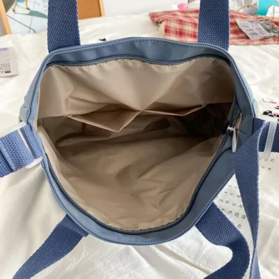 Waterproof Canvas Women Handbags Shoulder Bag Nylon Ladies Messenger Bag Oxford Crossbody Bags Tote Book Bags for Girls Satchels 6