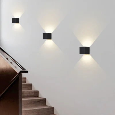 Litu LED Intelligent Motion Sensor Wall lamp 6W With Battery Charging With USB Wall light For Bedroom Night Lighting Corridor De 3