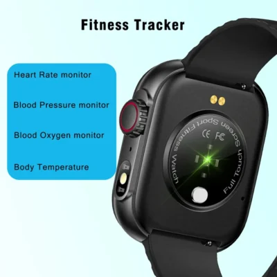 SENBONO Smart Watch Men Women LED Flashlight 100+ Sport Modes Fitness Tracker Body Temperature 2.01” Screen Smartwatch Men Wome 5