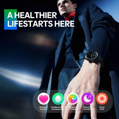 New Zeblaze Btalk 3 Smart Watch Ultra HD IPS Display Bluetooth Phone Calls 24H Health 100+ Sports Modes Smartwatch For Men Women 4