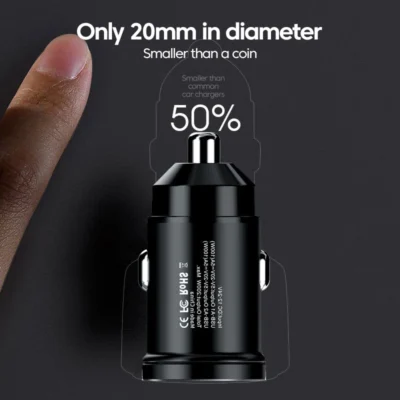 Olaf Pull Ring 200W USB C Car Charger Fast Charging QC3.0 Type C PD Quick Phone Charger In Car For iPhone Xiaomi Samsung Huawei 3