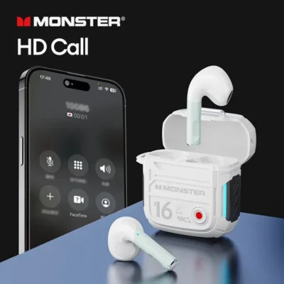 Monster XKT16 Wireless Earphones Bluetooth 5.3 Gaming Headset HiFi Sound HD Call Music Earbud Touch Control Headphones Dual Mode 5