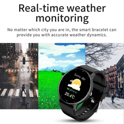 LIGE 2024 New Men Smart Watch Real-time Activity Tracker Heart Rate Monitor Sports Women Smart Watch Men Clock For Android IOS 5