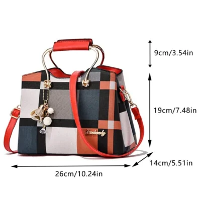 Fashion Handbag Crossbody Bags for Women Faux Leather Bag Adjustable Strap Top Handle Bag Large Capacity Shoulder Bags Totes 2
