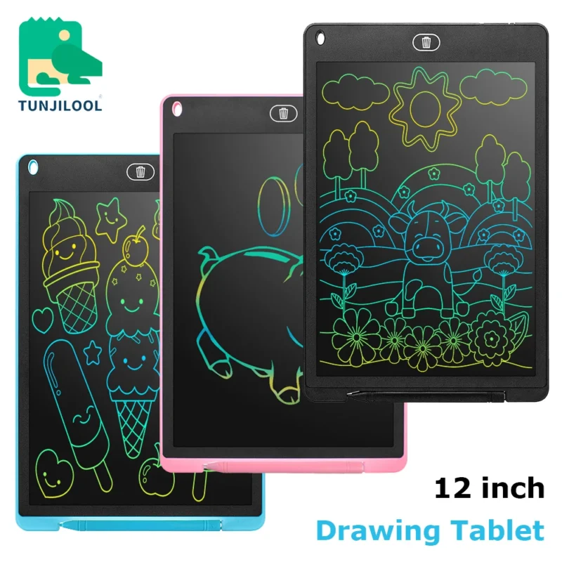 12/16 inch LCD Writing Tablet Drawing Board For Kids Children Montessori Education Learning Toys For Girls Boys Baby Kids 1