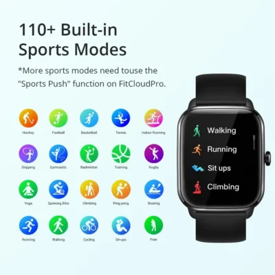 COLMI C61 Smartwatch 1.9 Inch Full Screen Bluetooth Calling Heart Rate Sleep Monitor 100 Sport Models Smart Watch For Men Women 3