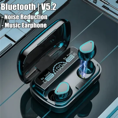 2024 NEW TWS Wireless Bluetooth Noise Reduction Earphone 9D HIFI Stereo Music Sports Headphones Waterproof Headset with MIC 1