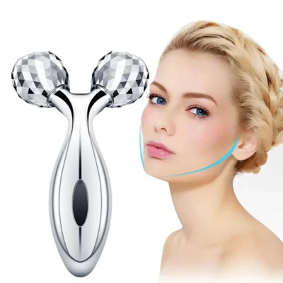 3D Roller Massager Face Massage Y Shape 360 Rotate Thin Face Body Shaping Relaxation Lifting Wrinkle Remover Facial Massage 1