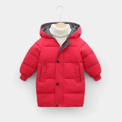 2-12Y Russian Kids Children's Down Outerwear Winter Clothes Teen Boys Girls Cotton-Padded Parka Coats Thicken Warm Long Jackets 5