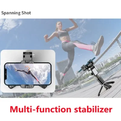 360 Rotation Following Shooting Mode Gimbal Stabilizer Selfie Stick Tripod Gimbal For iPhone Phone Smartphone Live Photography 2