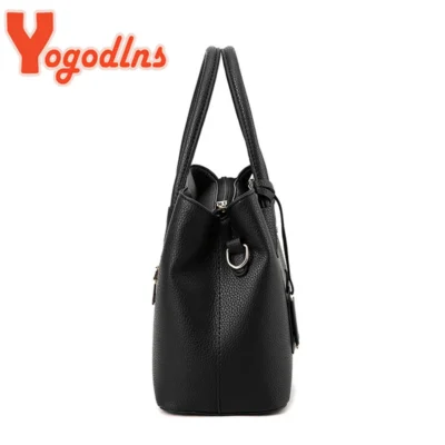 Yogodlns Famous Designer Brand Bags Women Leather Handbags New Luxury Ladies Hand Bags Purse Fashion Shoulder Bags 4