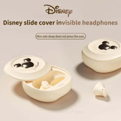 Disney Mickey Sliding Cover Wireless Bluetooth Earphones D68 HIFI Stereo Sound HD Call Headsets Long Endurance Noise Reduction 4