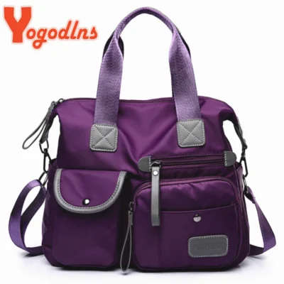 Yogodlns New Arrival Nylon Women Messenger Bags Casual Large Capacity Ladies Handbag Female Crossbody Shoulder Bags Waterproof 1